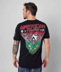 Men’s American Fighter North Dakota Athletic MMA Black T-Shirt XS-4XL