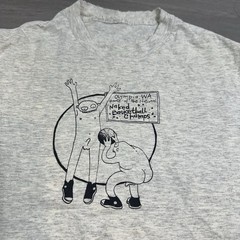 Vintage 90s Washington Naked Basketball Champs T-shirt Size Small 18×25