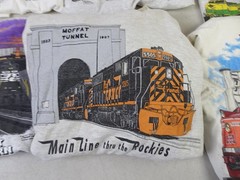 Lot of 6 Vintage Railroad Train T-Shirts Size 2XL – White – Worn and Yellowed