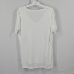 Members Mark Short Sleeve V-Neck Tee, White, Size S, NWT #BundleAndSave