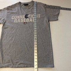 MV SPORT Connecticut Baseball Graphic T-Shirt M Heather Gray Minor League 2016