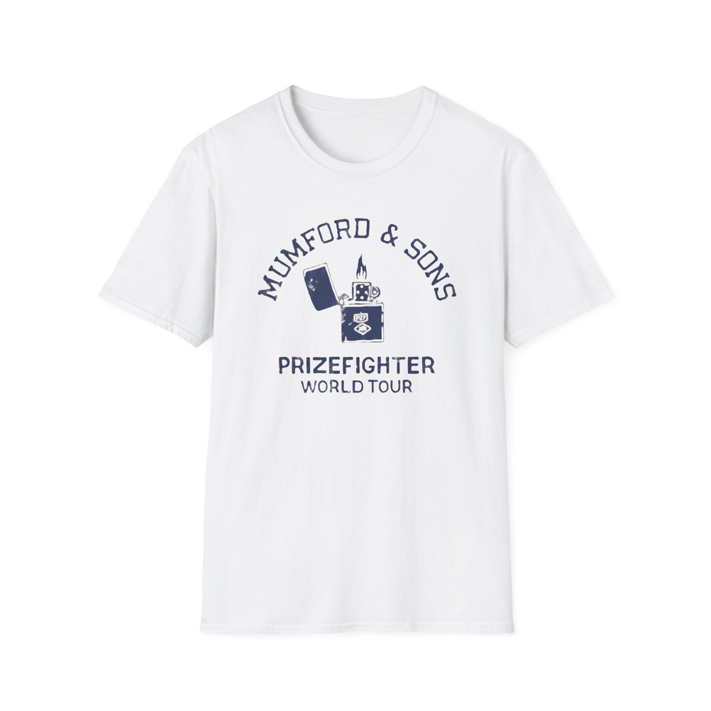 Mumford & Sons Prizefighter Lighter Graphic T-Shirt | Prizefighter World Tour