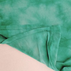 Lucky Brand TIE DYE SHIRT Mens Extra Large XL GREEN Casual Embroidered NWT