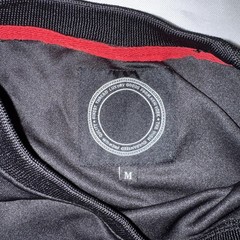 Maxi Milian Chicago Bulls Hockey Sports Mens Jersey Blk/Red Size M Long Sleeve