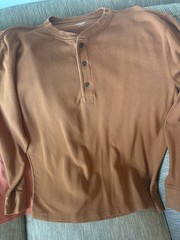 Lands’ End Henleys (NEW/NEVER WORN) L/T + XL/T