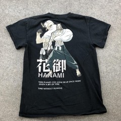 Jujutsu Kaisen Hanami Shirt Mens Small Black Anime Graphic Tee Short Sleeve