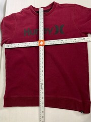 Hurley Moletom Careca One&Only Long Sleeve Pullover Maroon Shirt Men’s MEDIUM