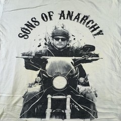 Sons of Anarchy Shirt Mens Extra Large White Biker Motorcycle TV Graphic Tee