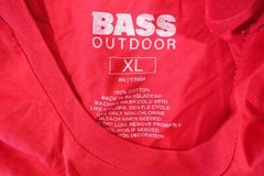 BASS OUTDOOR RED XL FLYING EAGLE ART TEE TSHIRT MENS NWT NEW
