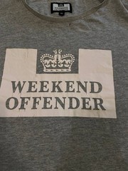 Weekend Offender Mens T Shirt Crew Neck Prison Summer Casual Cotton Short XL