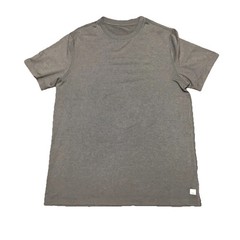 Vuori Ponto Performance Tee Shirt Mens Large Gray Heather Short Sleeve V1057