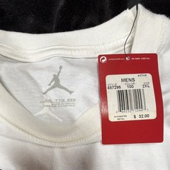 Jordan Jumpman Air Jordan Graphic Tee Crew Neck White 2XL MPN 487295