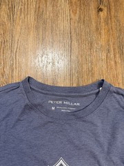 Peter Millar LS Crewneck T-Shirt Pine Island Country Club Size M