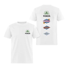 Pioneer Seeds Vintage Logo Collection Graphic T-Shirt, Retro Heritage Back Print