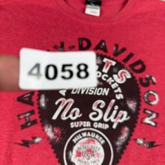Harley Davidson Mens L Red Palm Beach FL Biker Sun No Slip Super Grip T-Shirt