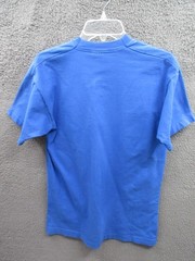 Vintage Blank T Shirt Men Large Blue Pocket Tee BVD Premium Series Single Stitch