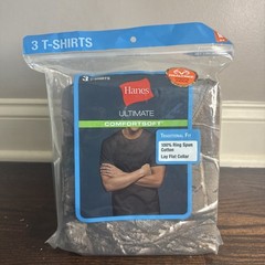 Hanes ComfortSoft Crewneck Tagless Men’s T-shirt Variety Pack Size Medium
