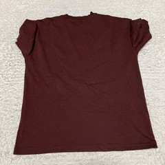 All Saints Shirt Men Size Small Brown Wreath Rose Short Sleeve Oversized Fit
