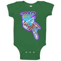 Rad Bmx Retro 80’s Movie Baby One Piece
