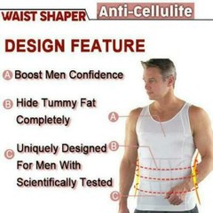 Men Slimming Body Shaper Vest Abs Abdomen Compression Shirts Workout Tank Tops