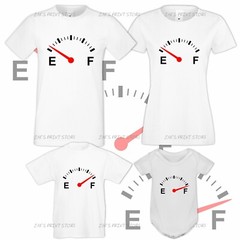Family Funny Tshirt Cotton Set Empty Tank Couples Mom Dad Kid Baby 3m Up To XXXL
