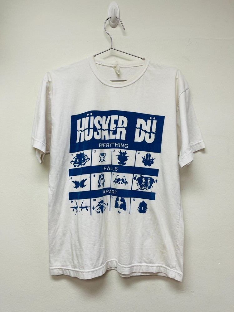 Vintage Husker Du T Shirt 90s 1990s Everything Falls Apart Sz L Punk Sz M/L