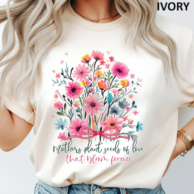 Comfort T-Shirt Floral Bouquet