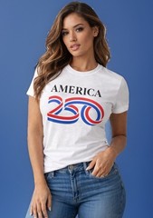 AMERICA 250TH Anniversary T Shirt Mens Women S, M, L, XL, XXL White USA