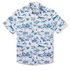 Dodgers Button Front Camp Shirt 2025 Hawaiian Shirt