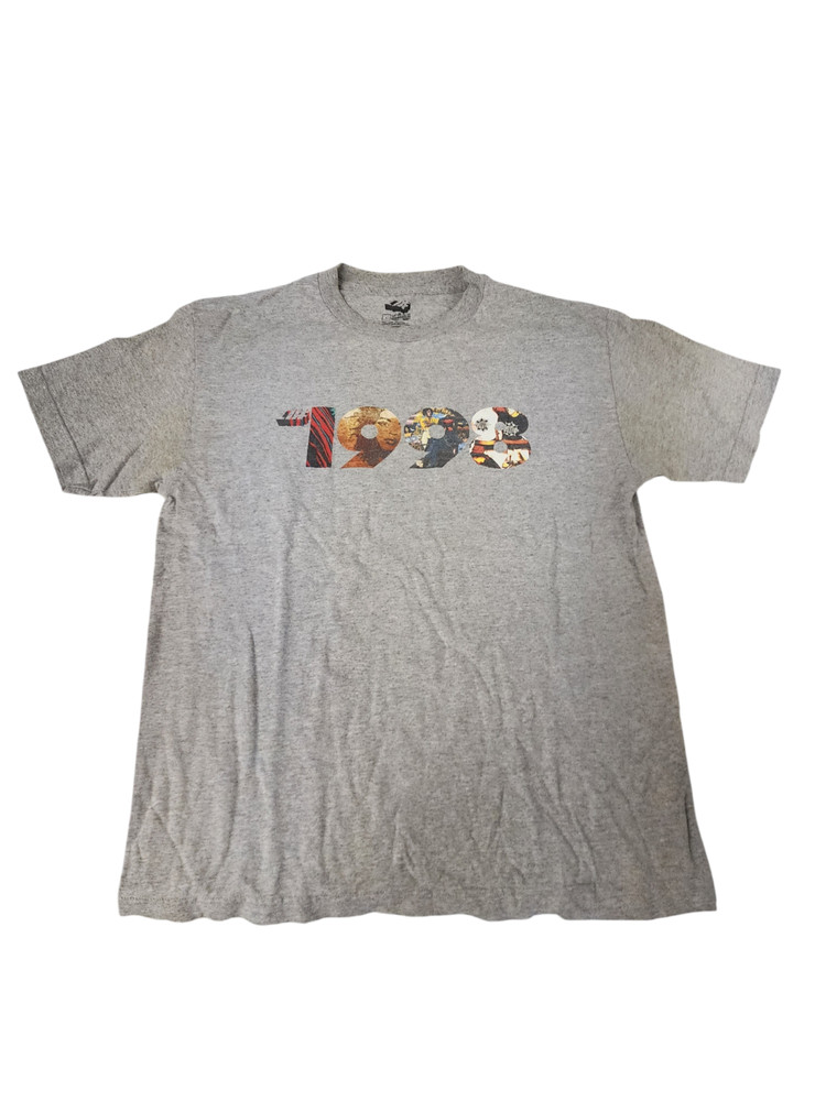 Vintage Alphanumeric 1998 Hip Hop Shirt Lauryn Hill Outkast LARGE Grey Gangster
