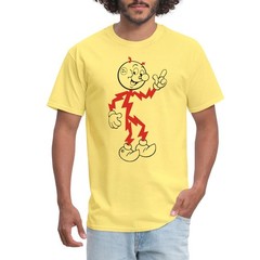 Reddy Kilowatt Electricity Mascot Men’s T-Shirt