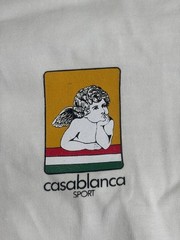 Casablanca Tennis Club Sport Angel T-Shirt White Size M Authentic