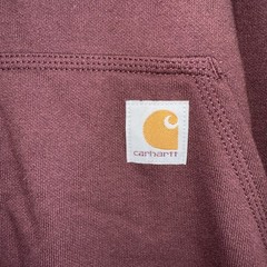 Carhartt Loose Fit Men’s XL Maroon Spring 2025 Cotton Blend Hoodie Sweatshirt