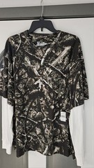 Brooklyn Cloth long sleeve camouflage shirt features a layered design Camo Sz L