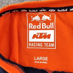 KTM Red Bull Racing Team Replica T-shirt orange navy Size Large
