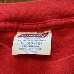 Vintage Santa Monica California Shirt Mens XL Red Oneita Tee T-Shirt USA 80s