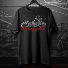Indian Springfield 2016-2024 Motorcycle T-Shirt for Bikers