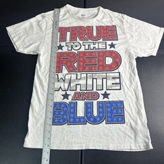 True To The Red Whites And Blue Shirt Patriotic Star And Stripes ✅ Tshirt Size M