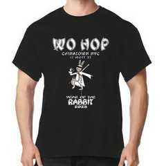 Wo Hop Chinatown NYC Year of The Rabbit 2023 T-Shirt Unisex Cotton Tee S to 5XL