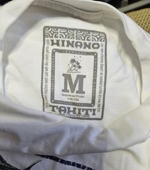 Hinano Tahiti Mahi Ahi Fish Graphic White Men’s Crew Neck Cotton T-Shirt M