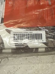 Supreme Hanes Bones Thermal Crew (1 Pack) Size M Woodland Camo