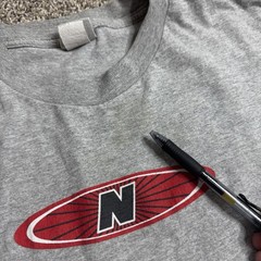 Vintage 90s New Balance Center Logo Gray XX-Large Long-Sleeve T-Shirt Skater