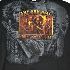 Vintage Original Security AOP All Over Print Y2k Biker Shirt 2XL