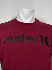 Hurley Moletom Careca One&Only Long Sleeve Pullover Maroon Shirt Men’s MEDIUM