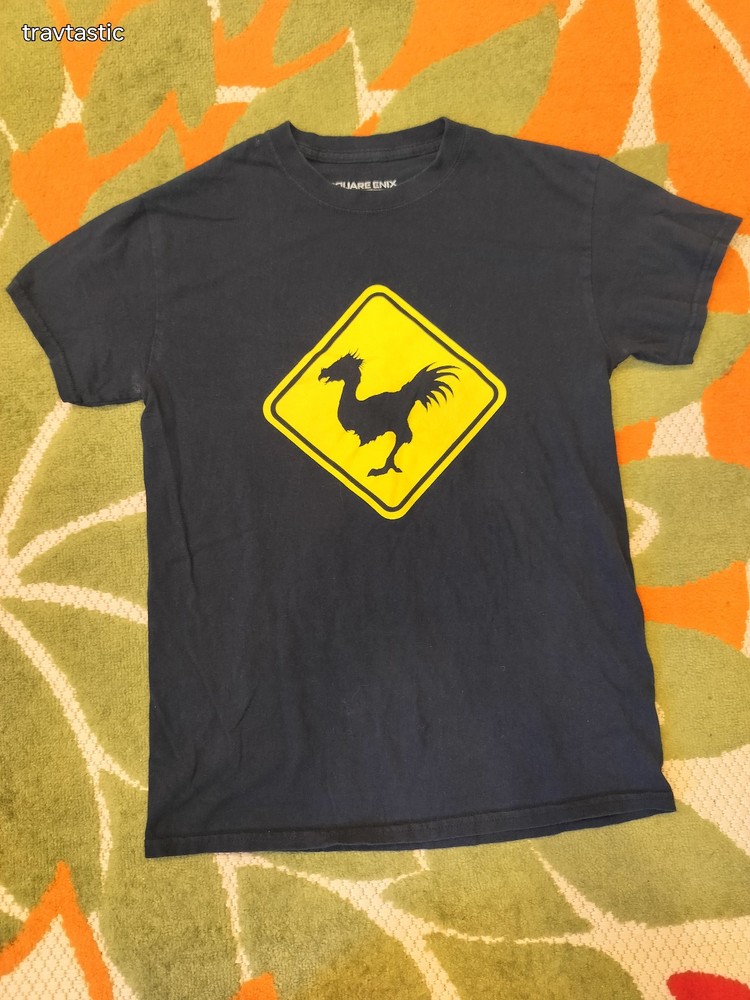 2016 Square Enix Final Fantasy XV Chocobo Crossing Unisex/Men’s Graphic T-shirt
