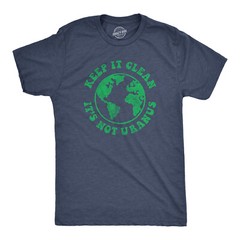 Mens Keep It Clean Its Not Uranus Tshirt Funny Planet Earth Tee