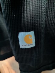 Carhartt 2XL Black Long Sleeve Shirt Light Weight Relaxed Fit