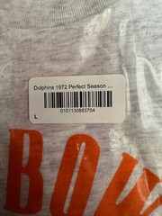 Authentic Homage Miami Dolphins 1972 Perfect Season Short Sleeve T-Shirt