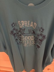 Life Is Good Blue Crusher T Shirt Men’s Sz: XXL “Spread Good Vibes” New