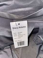 Stacy Adams Tank Tops, A Shirt,90% Polyester 10% Spandex ,machine Washable,New!!